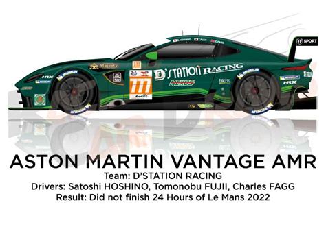 Aston Martin Vantage AMR N 777 In The 24 Hours Of Le Mans 2022