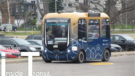 Durham Region Transit WAVE 2019 Local Motors Olli Autonomous Bus