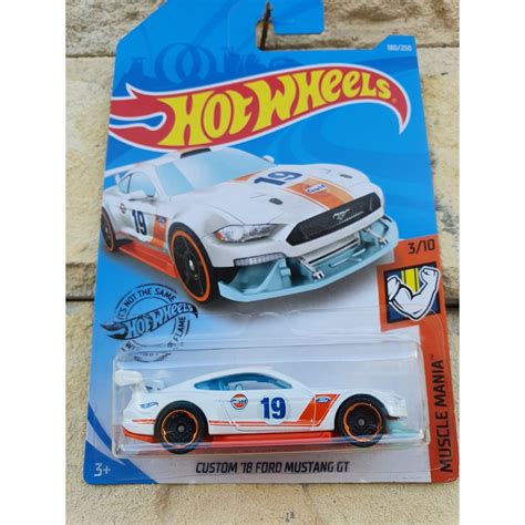 Hot Wheels CUSTOM 18 FORD MUSTANG GT Shopee Malaysia