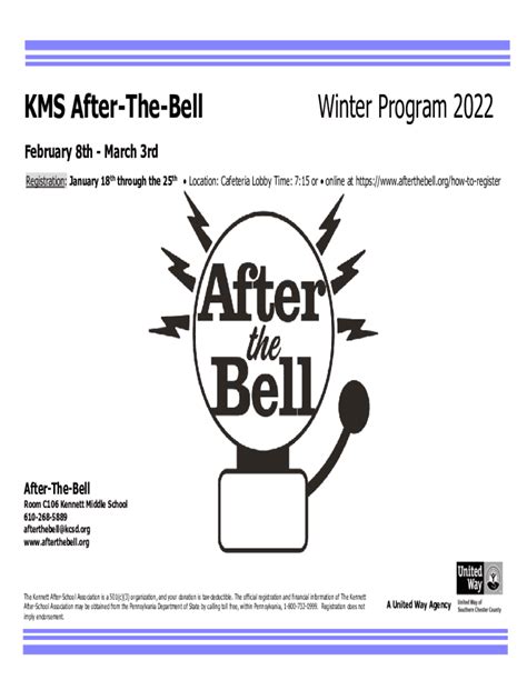 Fillable Online KMS After The Bell Fax Email Print PdfFiller