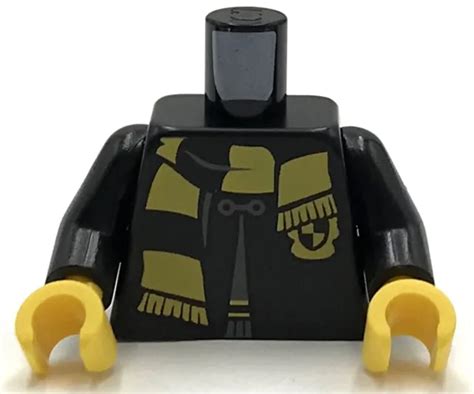 LEGO NOIR NEUF Mini Figurine Torse Poudlard Peignoir Ferra Poufsouffle