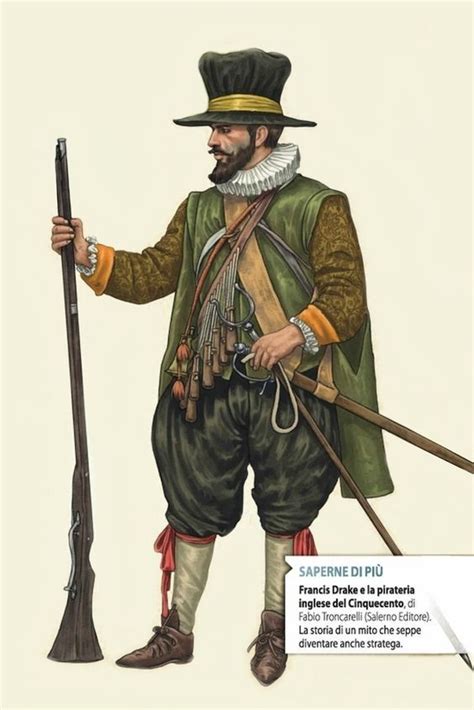 English Musketeer Late 16th Century In 2021