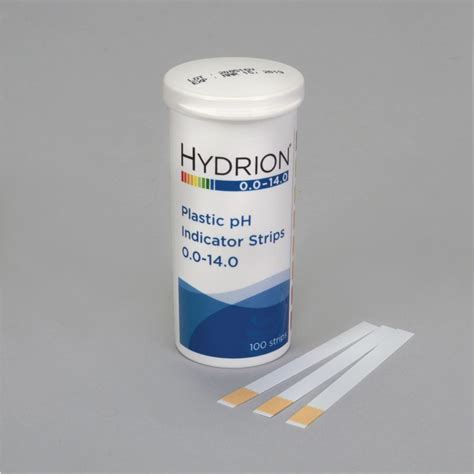 Hydrion Spectral pH Strips (pH 0.0 to 14.0), Pack 100: Ph Test Strips ...