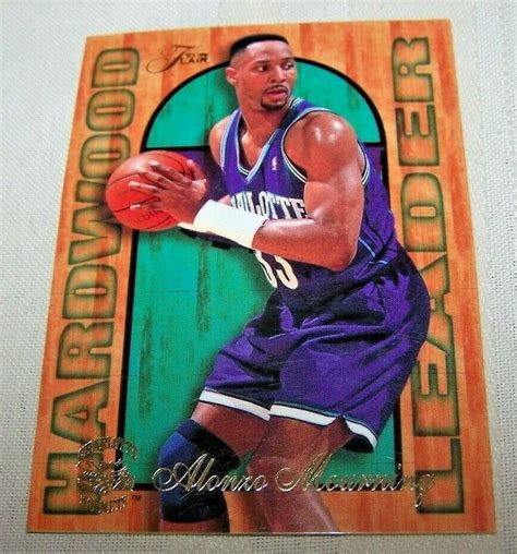 Alonzo Mourning Fleer Flair Hardwood Leaders Of