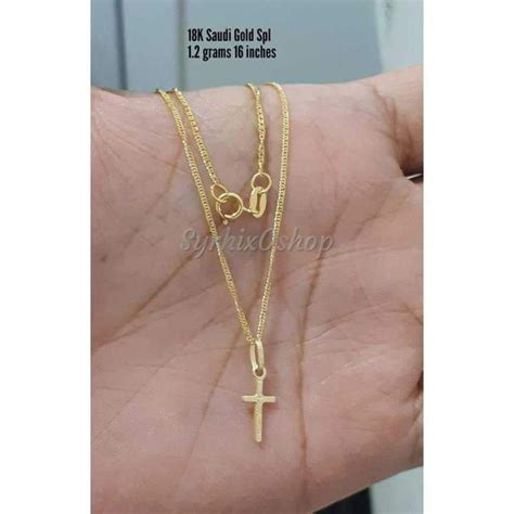 18Karat Saudi Gold Necklace Pawnable Lazada PH