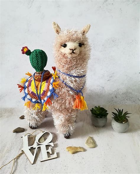 Ravelry Knitted Llama Alpaca Pattern By Olga Chepizhnaya