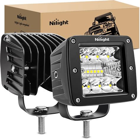 Nilight Zh003 20Inch 126W Spot Flood Combo Led Light Bar 4Pcs 4Inch