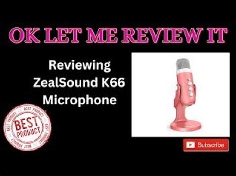 Zealsound K Microphone Review Update Youtube