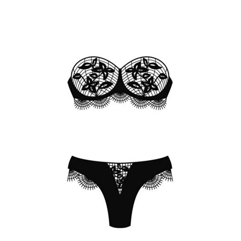 Collection Of Lingerie Panty And Bra Set Stock Vector By Comotom