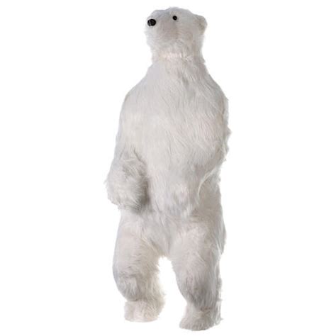 Polar Bear Christmas Decoration Standing H 151 Cm Indoor Online Sales On