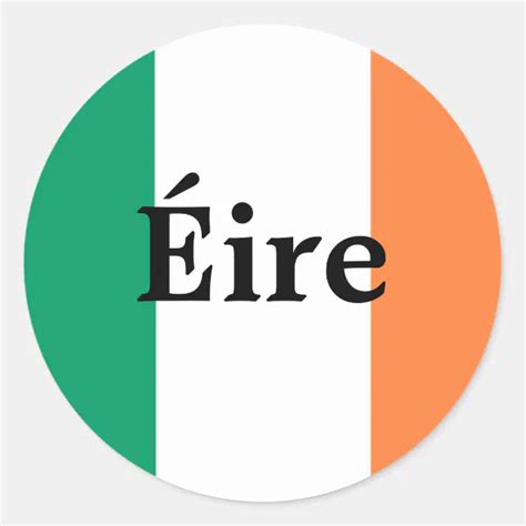 Irish Flag Sticker | Zazzle