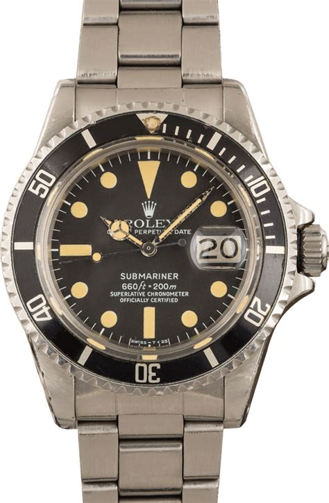 Buy Vintage Rolex Submariner 1680 | Bob's Watches - Sku: 130015