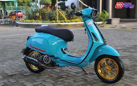 Vespa Sprint Cikarang Kian Sporty Memikat Prosesnya Diiringi