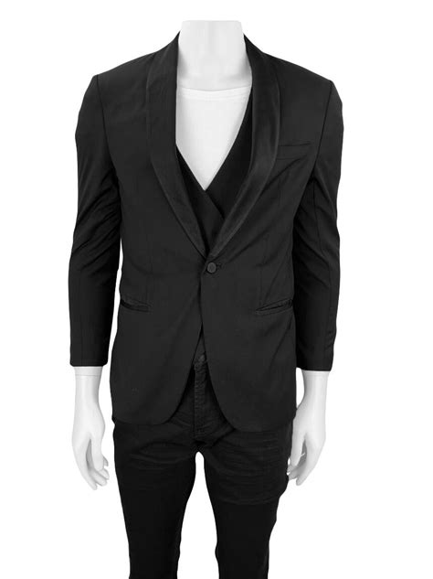 Blazer Hugo Boss Boss L Liso Preto Original Guy Etiqueta Nica