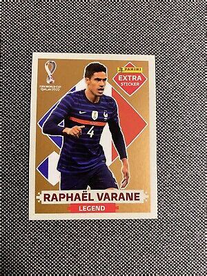 PANINI FIFA WORLD Cup 2022 Qatar Raphaël Varane Extra Sticker BRONZE