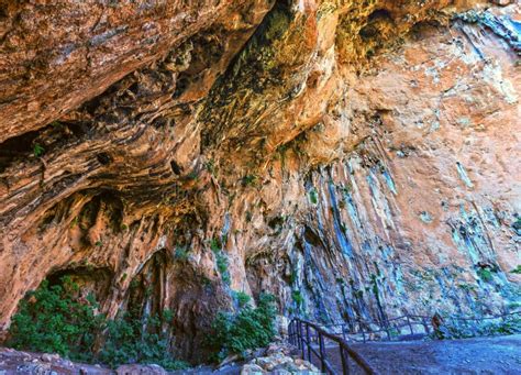 Grotta Dell Uzzo Cave In Zingaro Sicily Italy Stock Photo Image Of