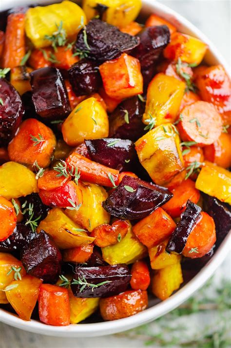 Honey Roasted Beets And Carrots