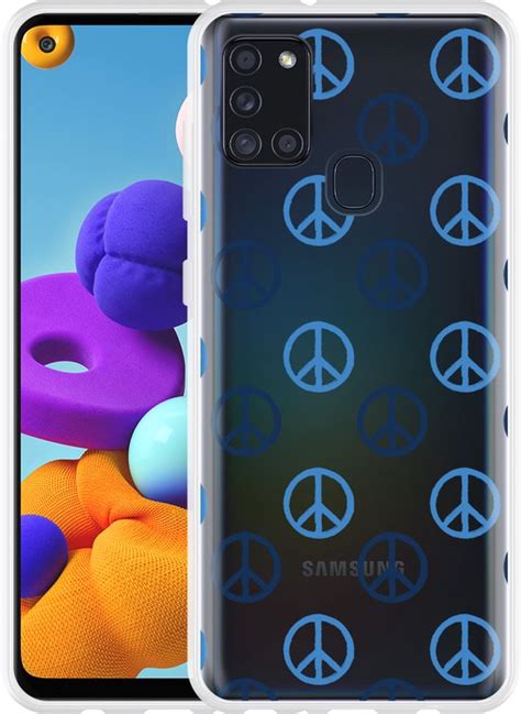 Samsung Galaxy A21s Hoesje Peace Designed By Cazy Bol