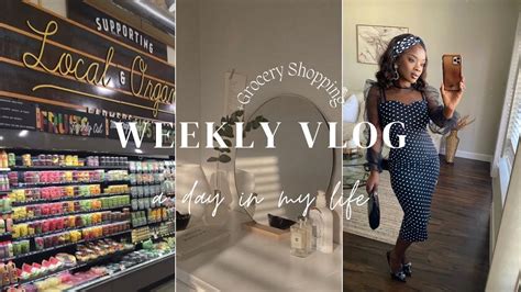 WEEKLY VLOG Grocery Haul Solo Date REALISTIC Day In The Life