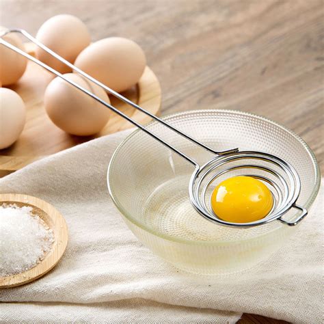 Stainless Steel Egg Separator Dishwasher Safe Yolk Remover