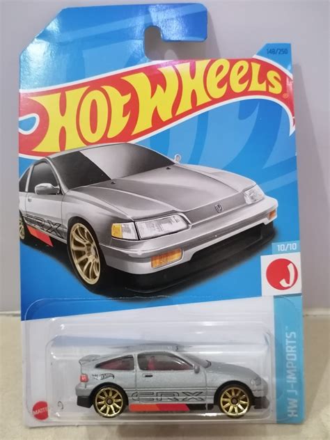 Hot Wheels 2023 HW J Imports 88 Honda CR X Metalflake Matte Gray