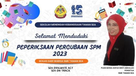 Selamat Menduduki Peperiksaan Percubaan Spm Kepada Semua Calon Spm