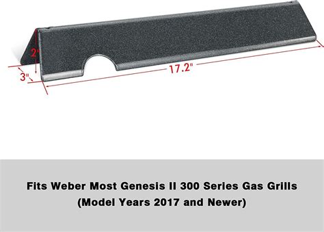 66032 66795 17 2” Flavorizer Bars For Weber Genesis Ii E 310 Series Gas Grills Ebay