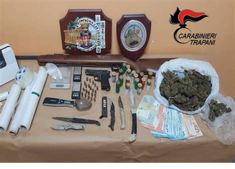 Operazione Dei Carabinieri Armi E Droga Due Arresti A Campobello Di