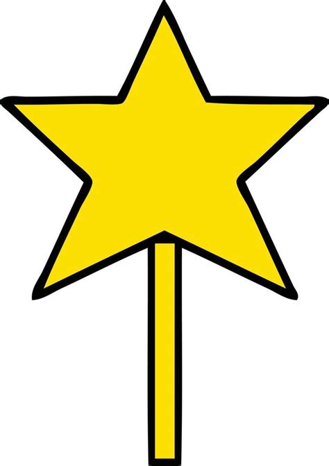 Cute Cartoon Star Wand 8732616 Vector Art At Vecteezy