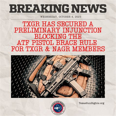 Major Win For Texas Gun Rights Preliminary Injunction Granted Texas