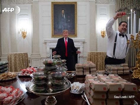 Pictures Donald Trump Orders Mcdonald S For Dinner At White House