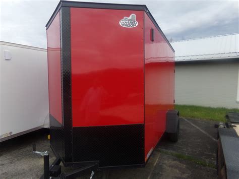 New Covered Wagon Trailers X Sa Red Cargo Enclosed Trailer