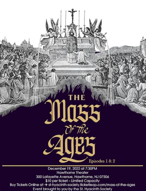 The Society Of St Hugh Of Cluny Post Topic The Mass Of The Ages