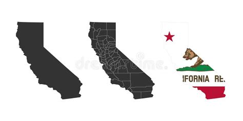 California State Of Usa California Flag And Territory States Of