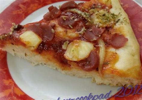 Resep Pizza Tanpa Ulen No Knead Mudah Lezat Oleh Zalfaa Kitchen