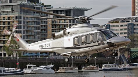 Hb Zqk Agusta Westland Aw Eglw Swiss Jet Arriving Flickr