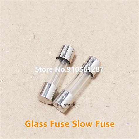 5 20mm 250v Slow Fuse Glass Fuse 5x20 T 800ma 200ma 500ma 125ma 1 6a 100ma