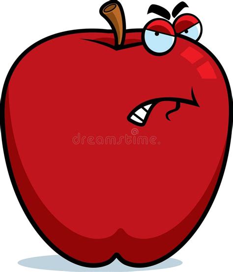 Cartoon Apple Tree Stock Vector Illustration Of Happy 41819752