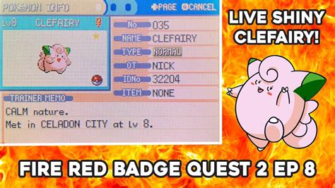 Live Shiny Clefairy After 20 801 Bought At The Game Corner Fire