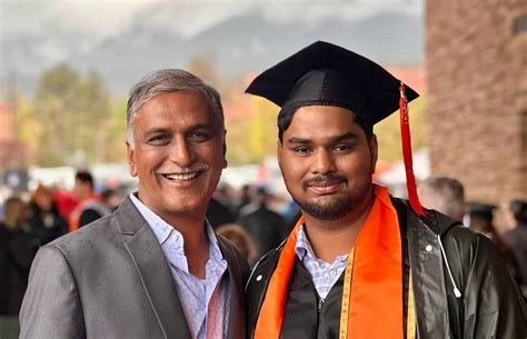 Harish Rao A Proud Father Celebrates Son S Achievement