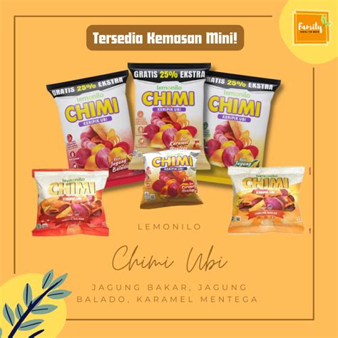 Jual Keripik Ubi Sehat Lemonilo Chimi Ubi Rasa Jagung Bakar Jagung