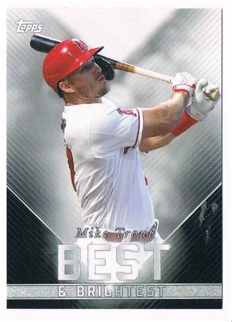 Topps X Wander Franco Best Brightest Mike Trout Ebay