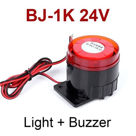 Lamp And Buzzer 24V Alarme Sonore Et Lumineuse Alarme Sonore Et