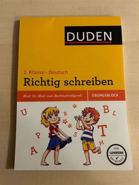 Duden Deutsch Richtig Schreiben 2 Klasse Übungsblock Kaufen Auf