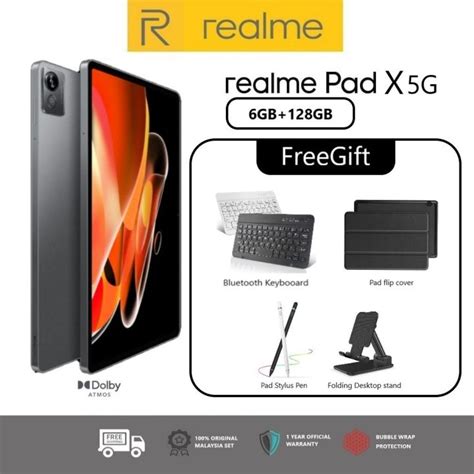 Realme Pad X 6gb128gb 5g Snapdragon 695 2k Screen 1095 Inch 33w