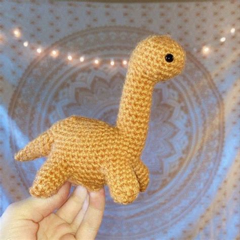 Pattern No Sew Amigurumi Crochet Pattern Bronto The Dinosaur Plush