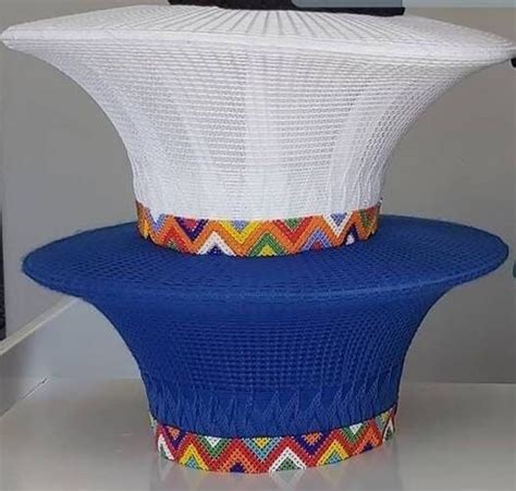 Zulu Hat With Beads Zulu Beaded Hat Isicholo Bucket Hat Etsy