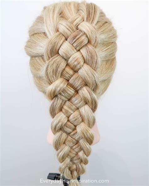 Dutch 5 Strand Braid Everyday Hair Inspiration 5 Strand Braid