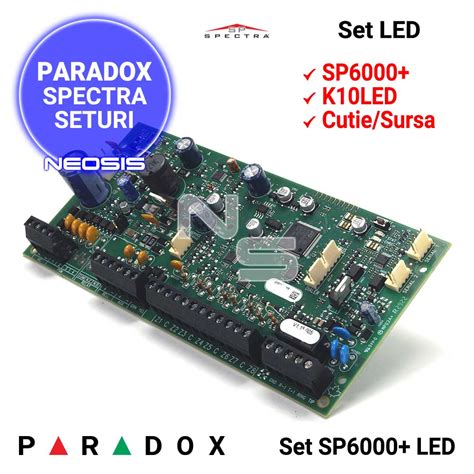 Centrala Paradox Spectra SP6000 Si Tastatura K10 Neosis Ro