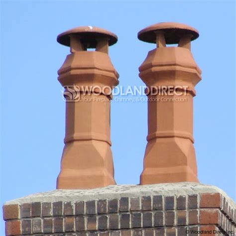 Superior Large Edwardian Clay Chimney Pot Woodland Direct